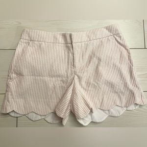 Club Monaco women’s pink and white stripe shorts size‎ 00.